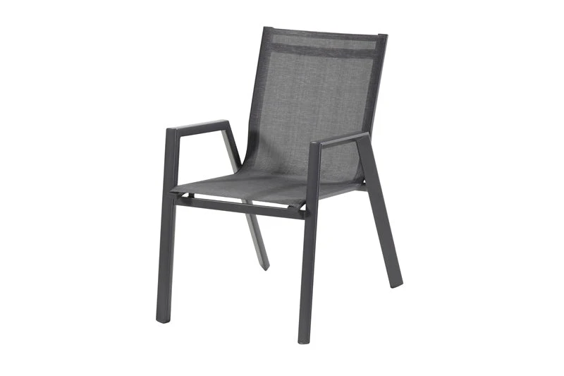 Hartman Aruba Dining Tuinstoel Stapelbaar Antraciet
