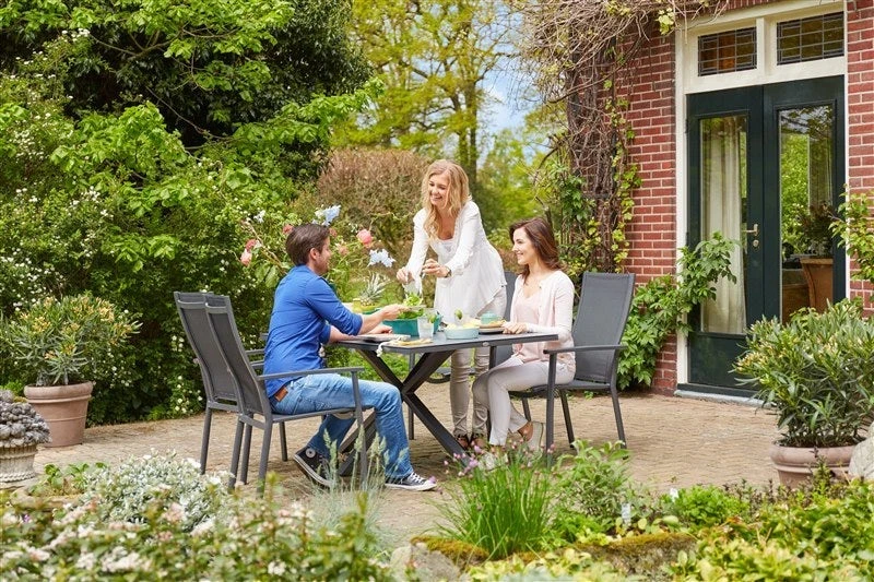 Hartman Aruba Dining Tuinstoel Stapelbaar Antraciet - Afbeelding 6