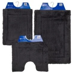 Toiletmat 50x60 Cm Uni Antraciet
