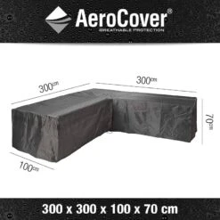 AeroCover Loungesethoes Hoekbank L 300
