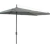 Madison Assymetric Sideway Parasol 360 X 220 Cm Polyester Grey