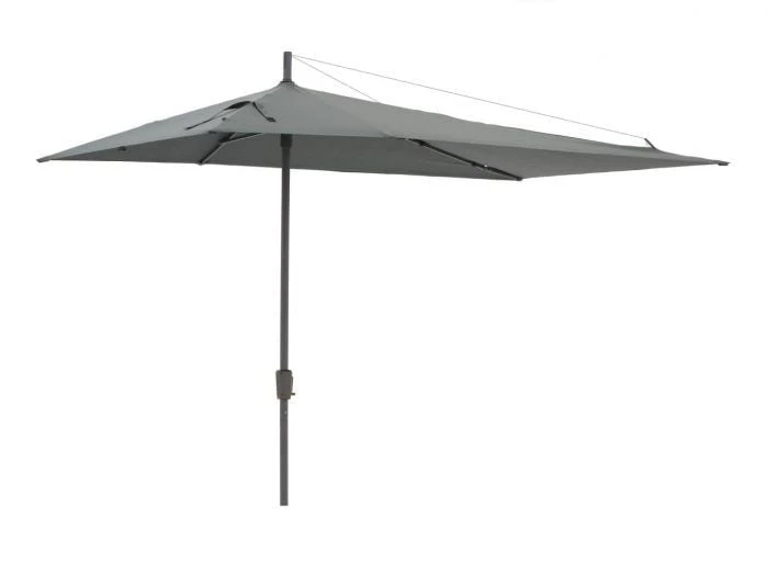 Madison Assymetric Sideway Parasol 360 X 220 Cm Polyester Grey