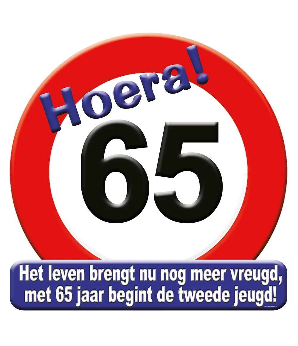 Huldeschild 65 Jaar
