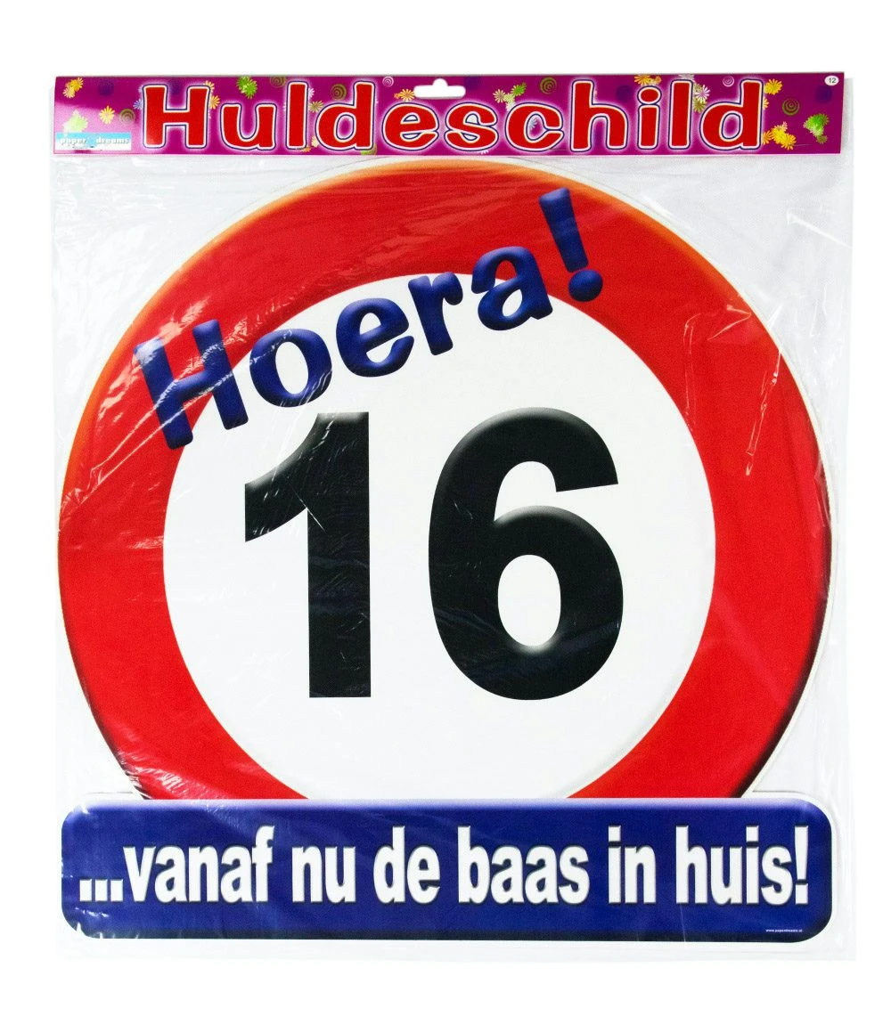 Huldeschild 16 Jaar - Afbeelding 2