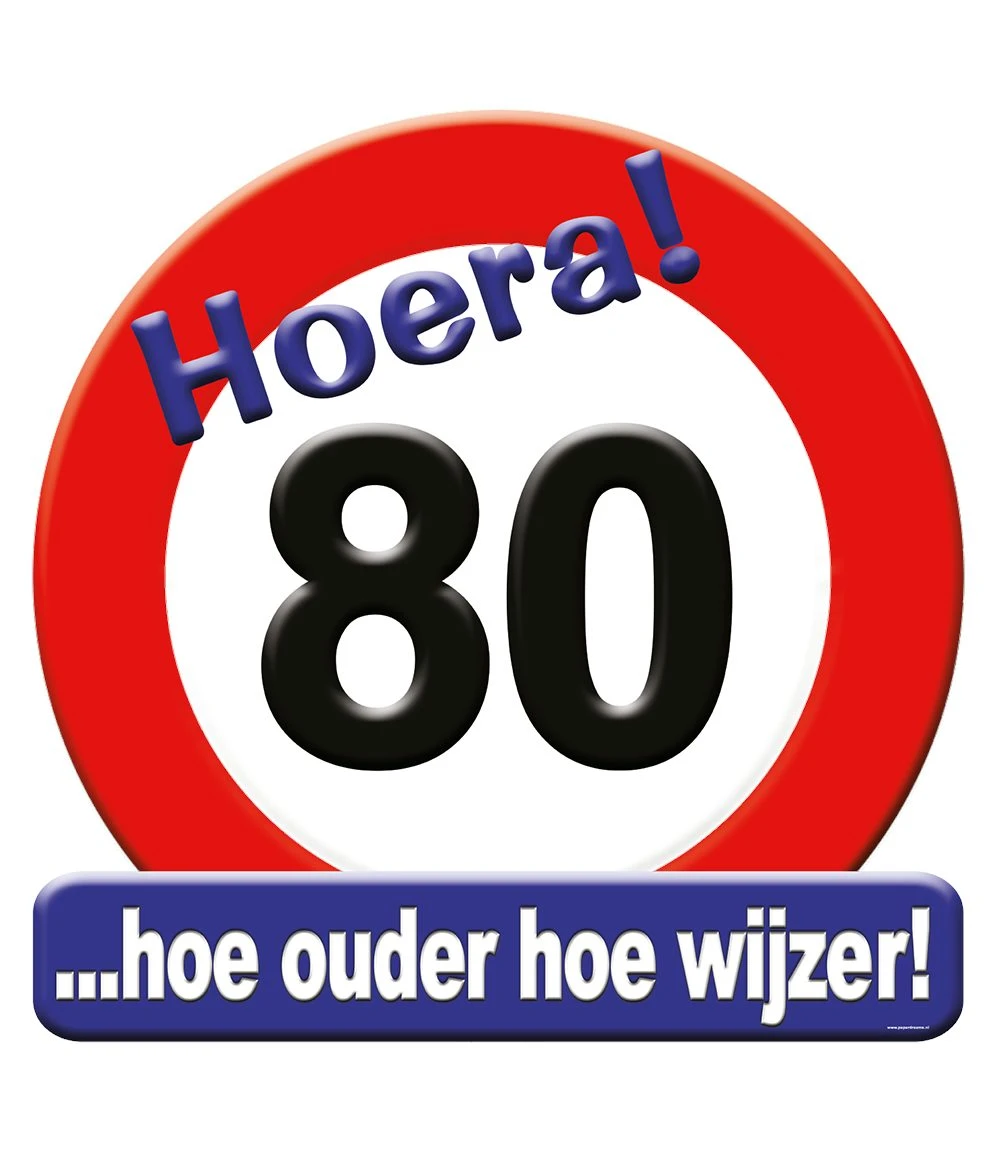 Huldeschild 80 Jaar