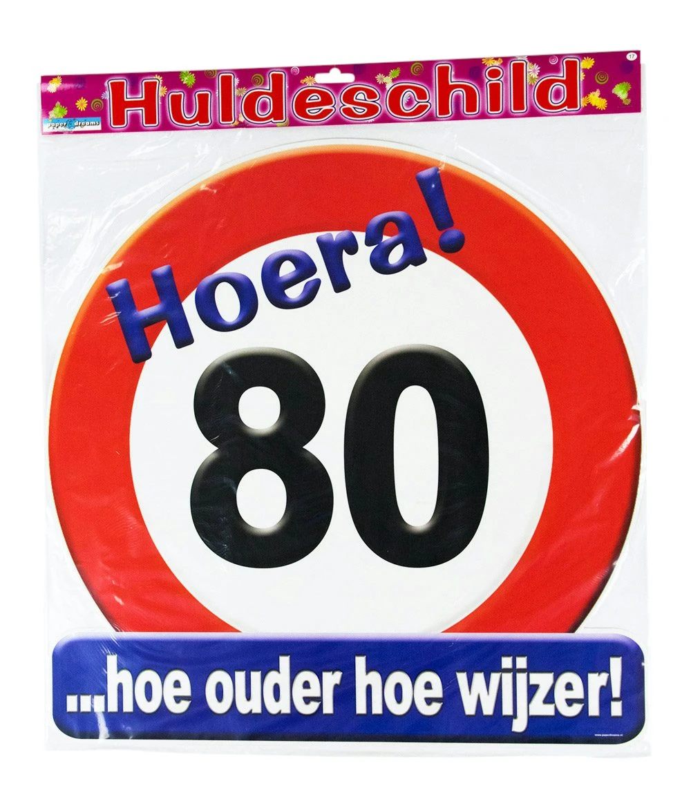 Huldeschild 80 Jaar - Afbeelding 2