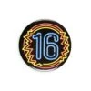 Neon Button 16 Jaar OP=OP