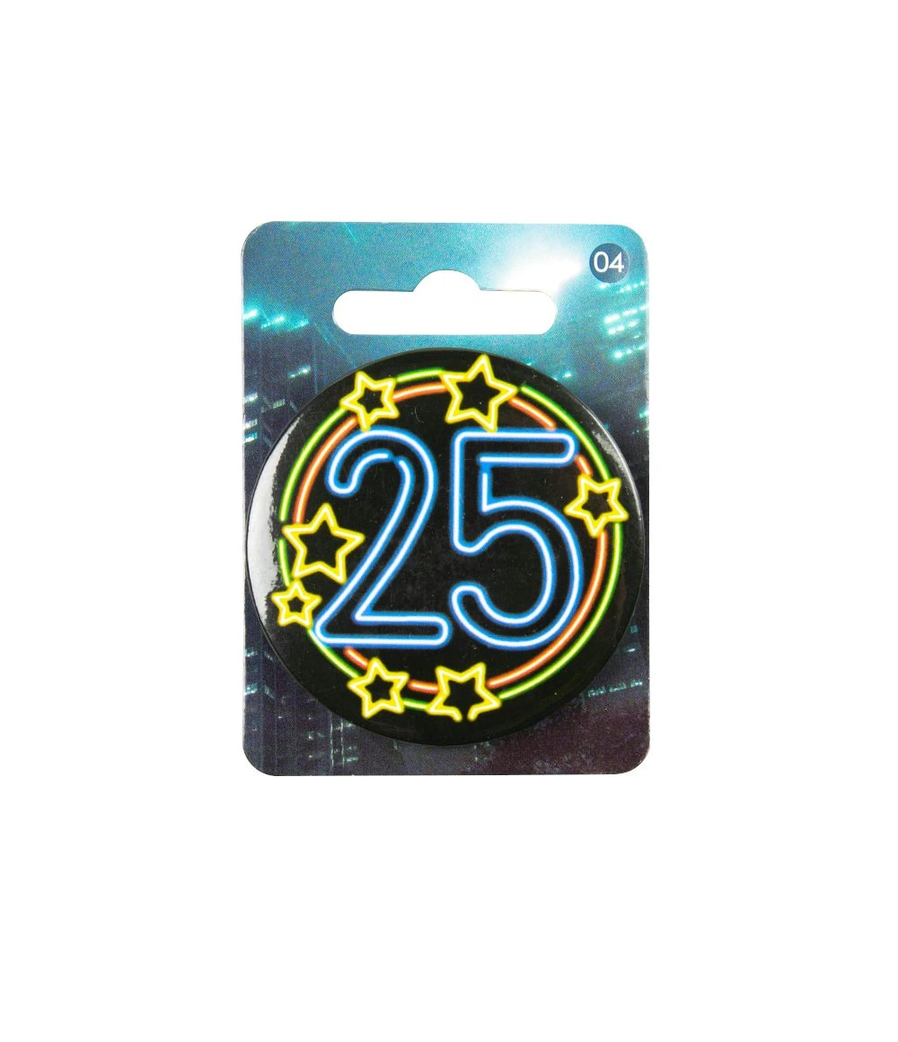 Neon Button 25 Jaar OP=OP - Afbeelding 2