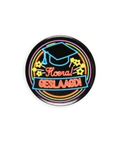 Neon Button Geslaagd OP=OP