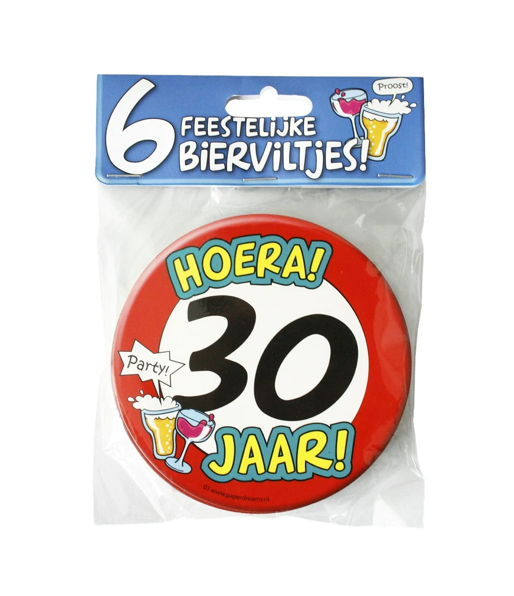 Bierviltjes 30 Jaar - Afbeelding 2