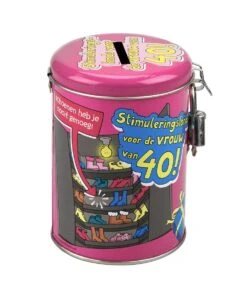 Spaarpot 40 Jaar Vrouw OP=OP
