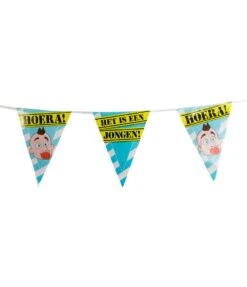 Vlaggenlijn Geboorte Jongen