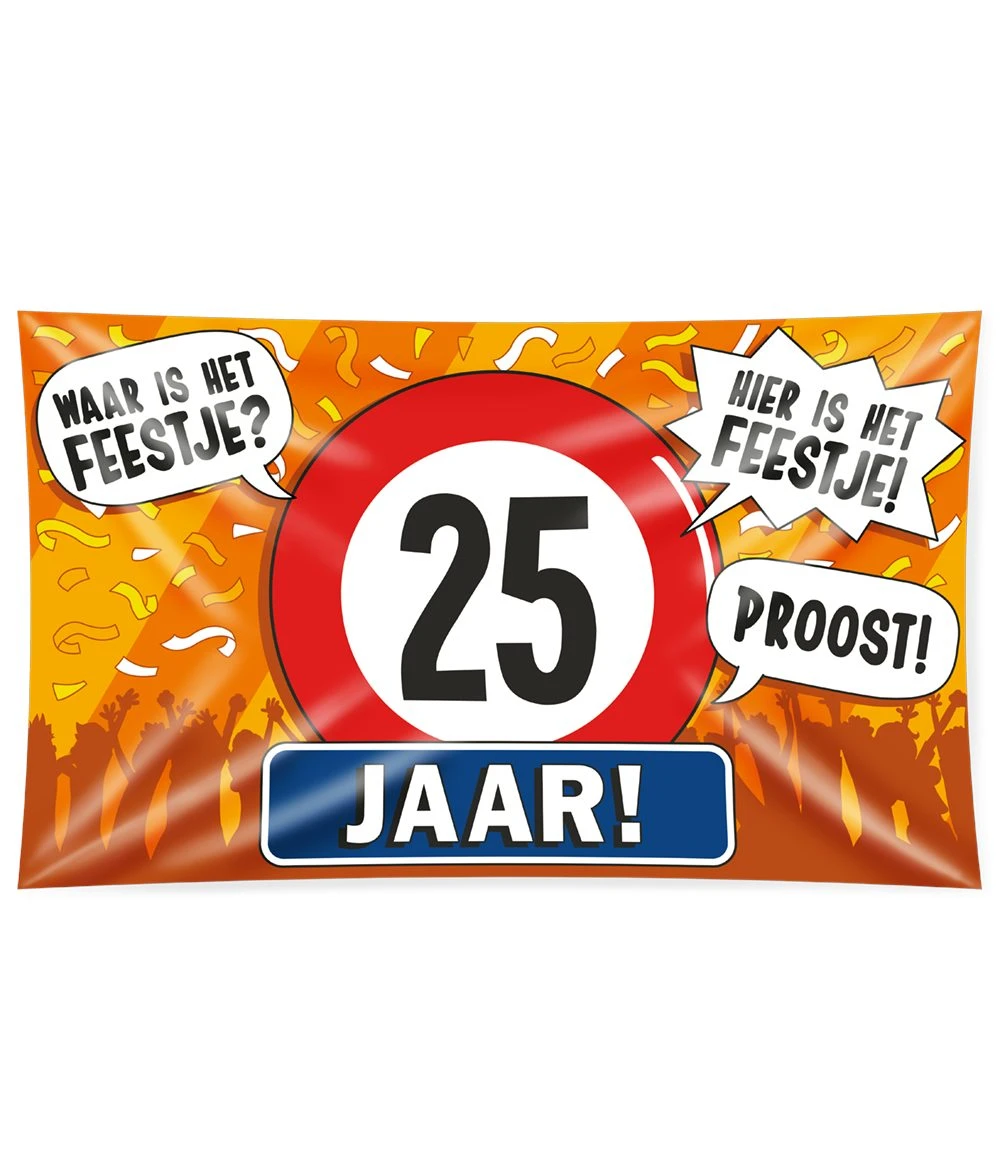 Gevel Vlag 25 Jaar Op=Op