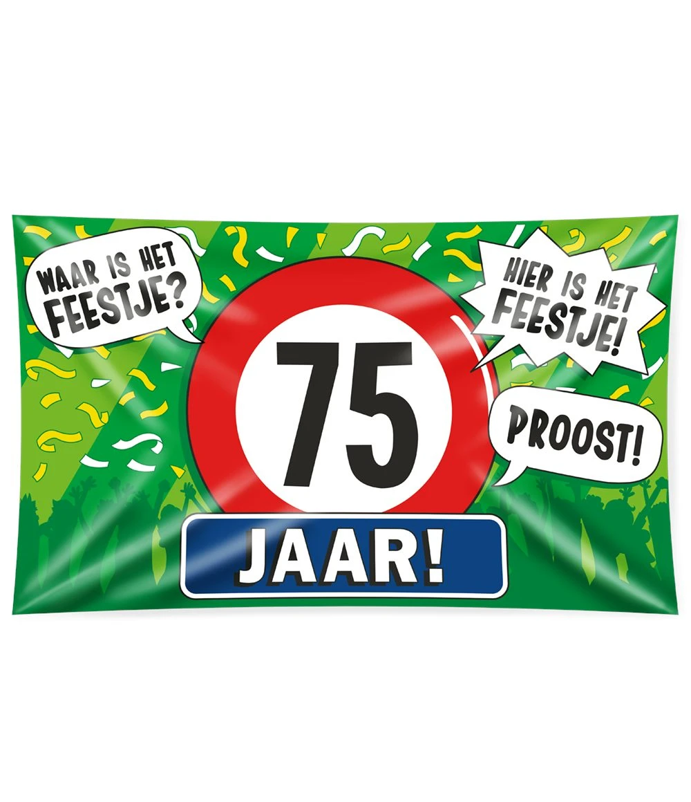 Gevel Vlag 75 Jaar Op=Op