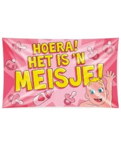 Gevel Vlag Geboorte Meisje