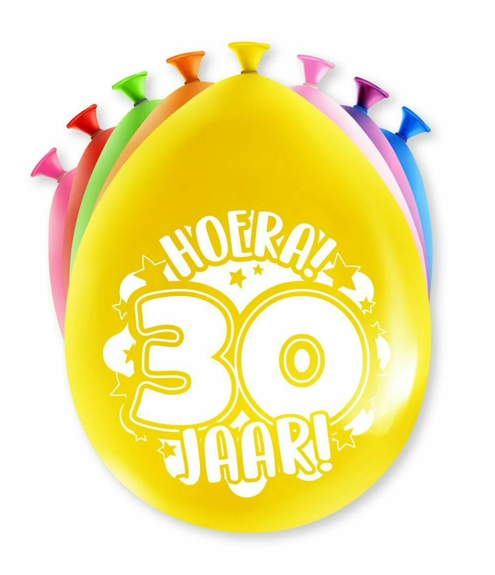 Ballonnen 30 Jaar 30 Cm