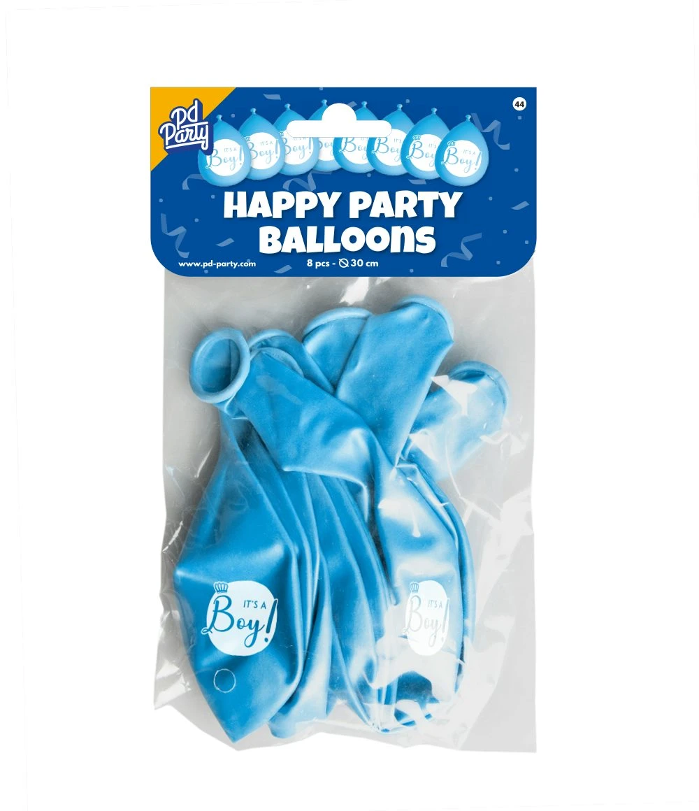 Ballonnen It's A Boy 8 Stuks - Afbeelding 2