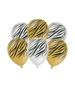 Ballonnen Zebra 6 Stuks