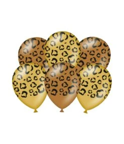 Ballonnen Leopard 6 Stuks