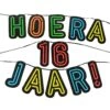 Neon Slinger Hoera 16 Jaar! OP=OP