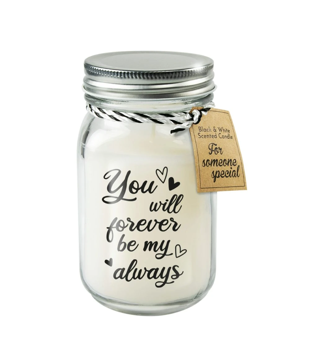 Black White Scented Candles - Forever Be My Always OP=OP