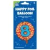 Folie Ballon 8 Jaar
