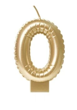 Folieballonkaars Goud 0