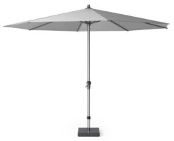 Platinum Riva Parasol 350 Cm Rond Licht Grijs