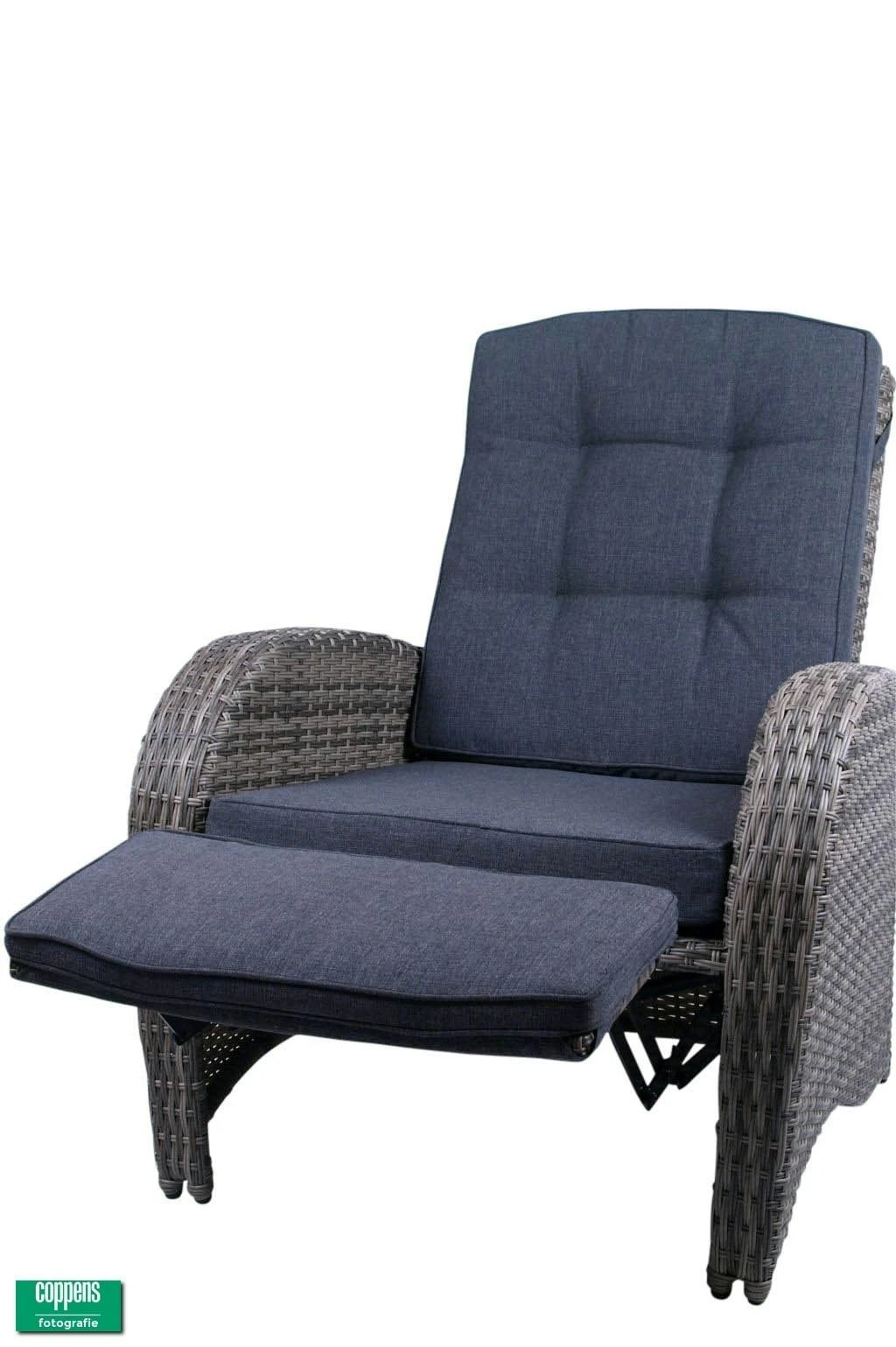 Qopps Casablanca Stoel Met Voetstuk Licht Grijs - Afbeelding 2