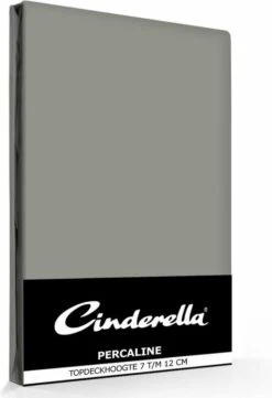 Cinderella Topdekhoeslaken 90x220 Cm Antraciet