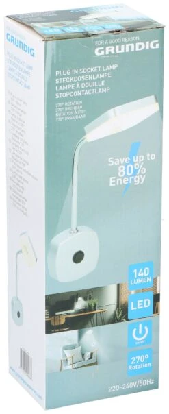 Stopcontactlamp 140LM MT