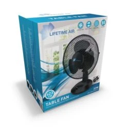 Tafelventilator 23cm Zwart 32W