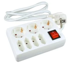 Stekkerdoos 7pcs Met Schakelaar