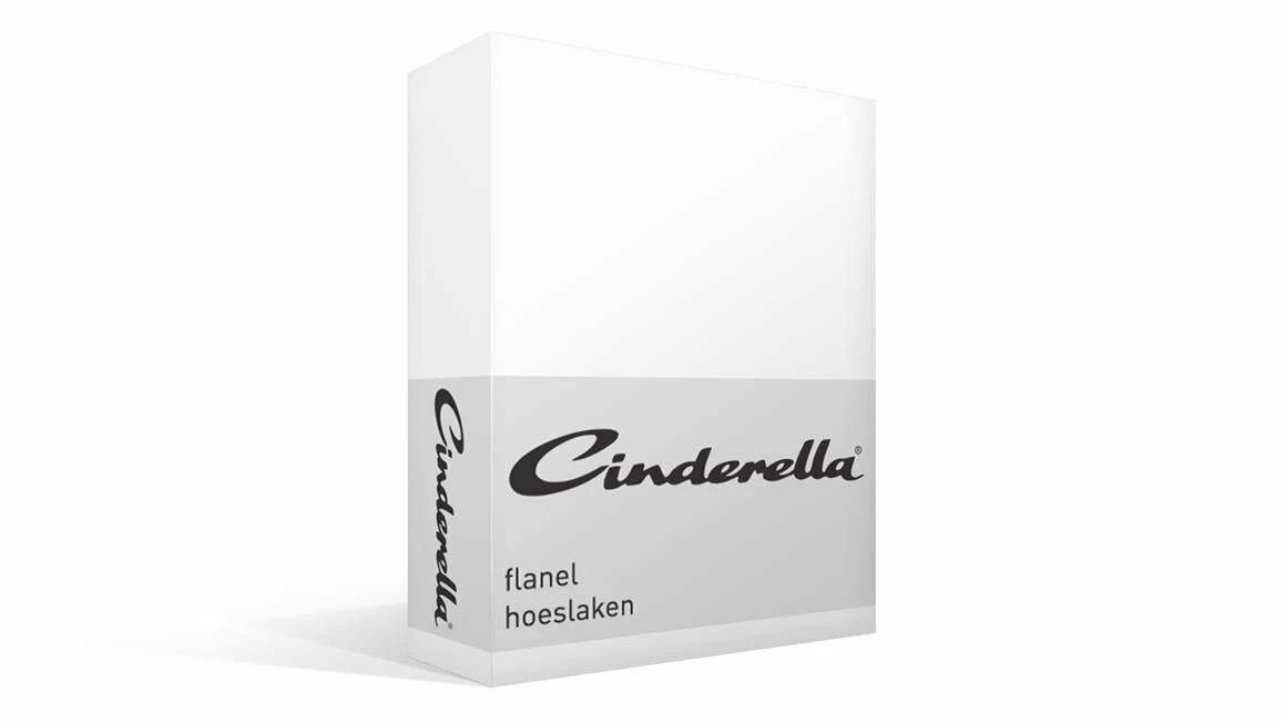 Cinderella Hoeslaken Flanel 90x200/210 White