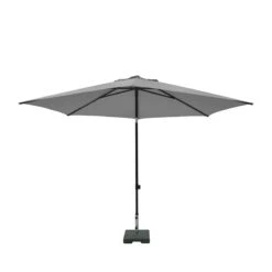 Madison Elba Push-up Parasol 300 Cm Light Grey