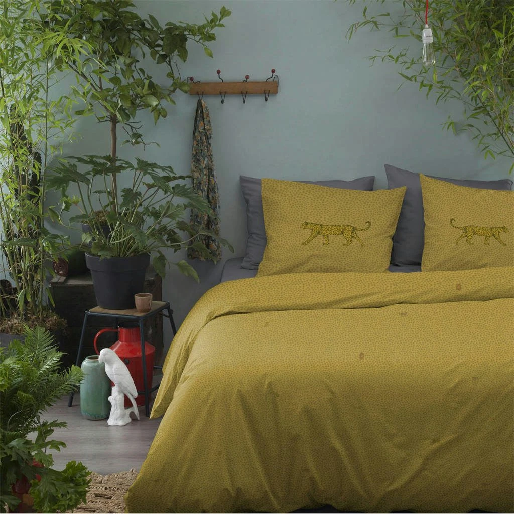 Cinderella Dekbedovertrekset Katoen 240 X 200/220 Cm Cali Golden Yellow - Afbeelding 2