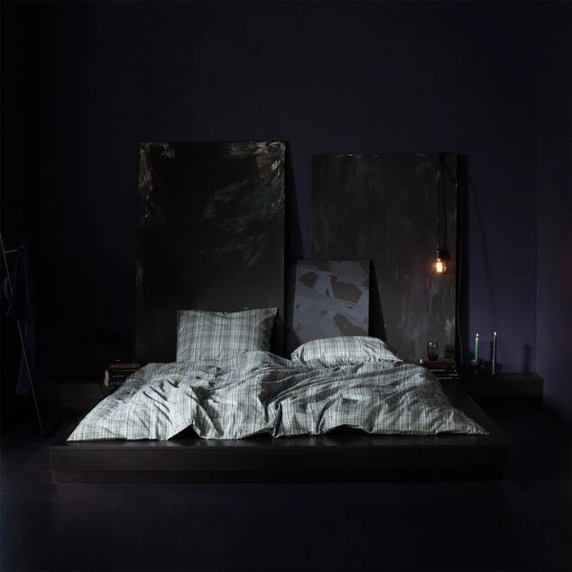 Damai Dekbedovertrekset Bio Katoen 240 X 200/220 Cm Signore Forest Green - Afbeelding 2