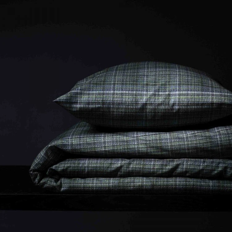 Damai Dekbedovertrekset Bio Katoen 240 X 200/220 Cm Signore Forest Green - Afbeelding 4