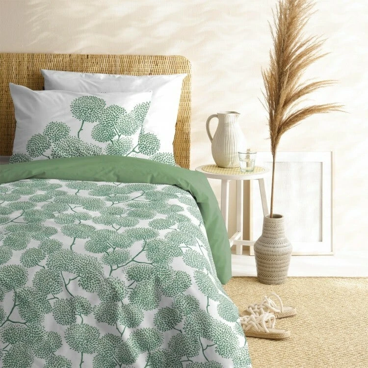 Cinderella Dekbedovertrekset Katoen 140x200/220 Branche Green - Afbeelding 2