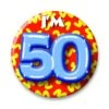 Button Klein I'm 50