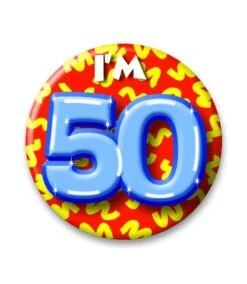 Button Klein I'm 50