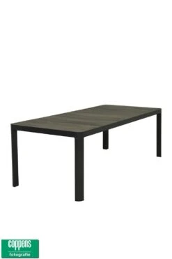Qopps Queens Tuintafel, 220x100 Antraciet
