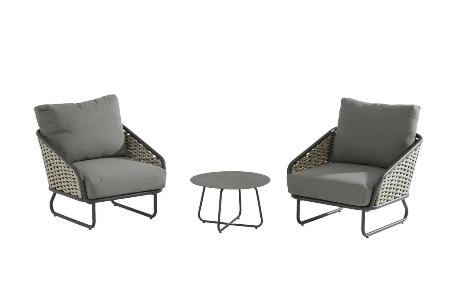 4SO Dali Coffee Tafel 58.5 Cm Rond Antraciet - Afbeelding 7