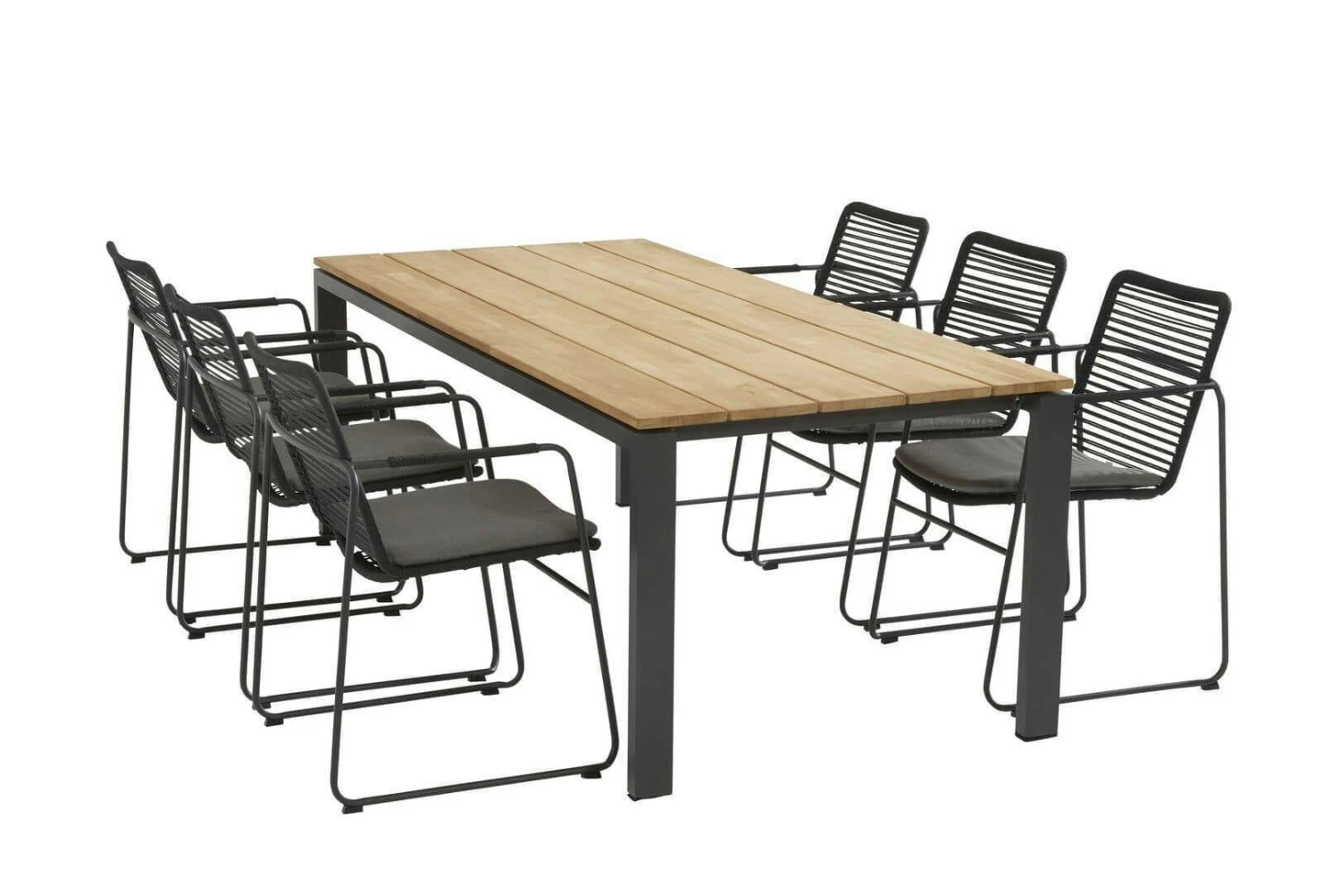 4SO Elba Dining Stapelbare Tuinstoel Rope - Afbeelding 8