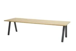 4SO Ambassador Teak Tuintafel Met Antraciet Onderstel 300 Cm