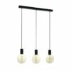 Eglo Hanglamp Pozueta Black E27 3x 40Wtt