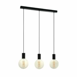 Eglo Hanglamp Pozueta Black E27 3x 40Wtt