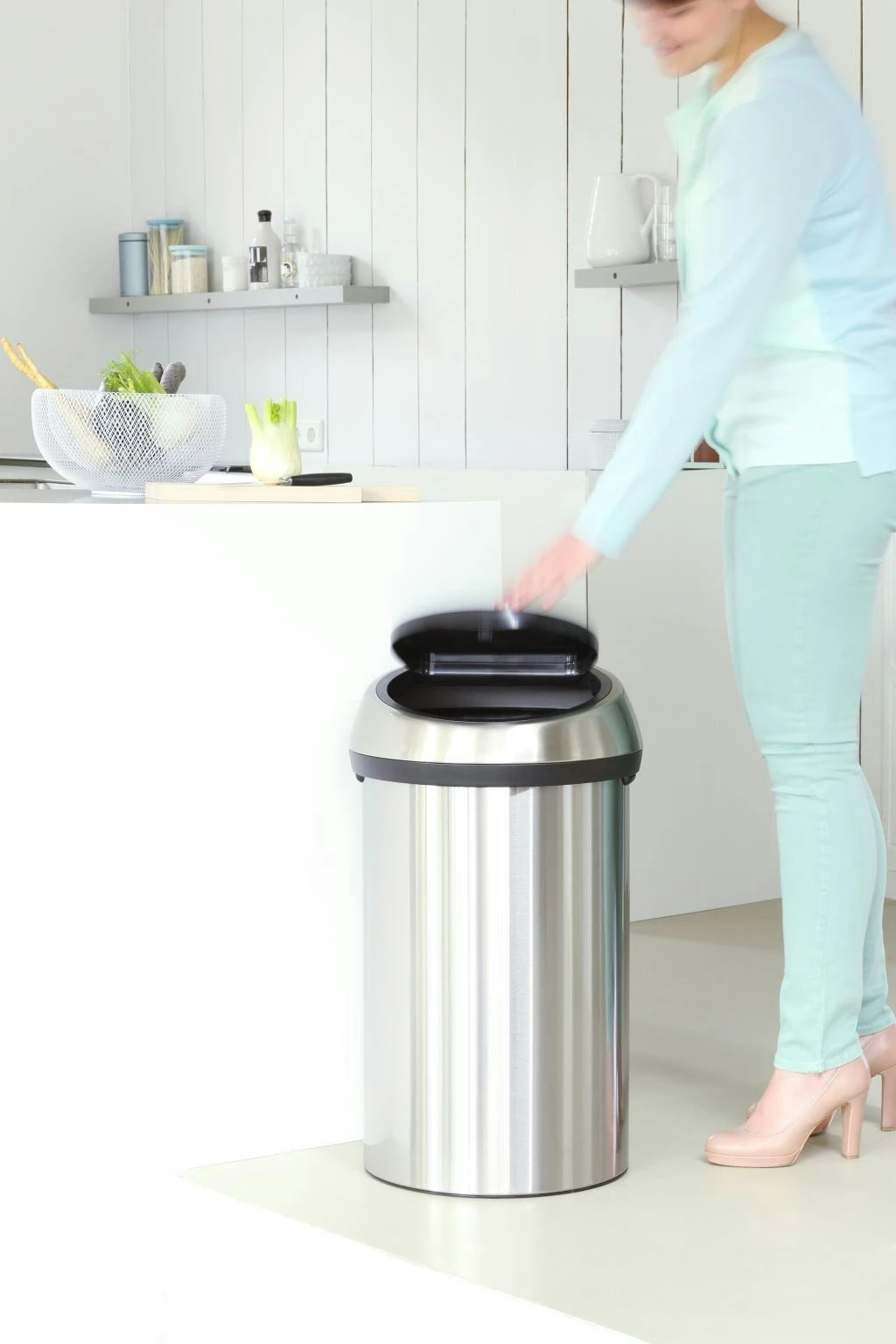 Brabantia Touch Bin 60 Liter Matt Fpp - Afbeelding 3