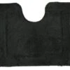 Toiletmat 50 X 60 Cm Uni Zwart