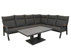 Qopps Amon Loungehoek Met Rubli In Hoogte Verstelbare Tafel